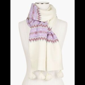 NWT Talbots Fair Isle Scarf